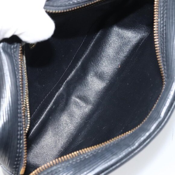 Authentic LOUIS VUITTON Epi Trocadero 23 Shoulder Bag Black M52302 LV - Picture 15 of 16